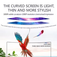 Factory Price Curved 24 & 27 Inch All-In-One PC Desktop I3 I5 I7 Gaming & Educational AIO Computer