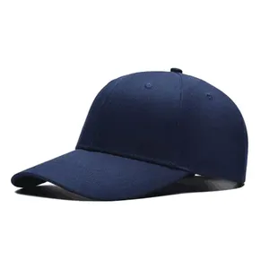 自定义海军蓝色结构化帽子普通棒球帽与金属扣