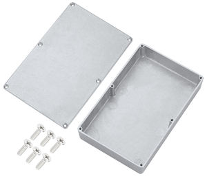 1590DD 188*<span class=keywords><strong>119</strong></span>*37.5MM DIY Aluminium Stomp Box Enclosure Guitar Aluminium Instrument Case Plain <span class=keywords><strong>Die</strong></span> Cast Pedal Box - Product Image 2