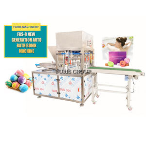 Machine à fabriquer des bombes de bain et de douche pneumatiques FURIS FRS-1A pour usage domestique, 1, 2 ou 3 couleurs, formes et tailles multiples, moule multi-formes, certifiée CE - Product Image 5