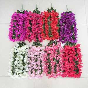 Fábrica de Flores Meiyu, Flores Artificiales de Buganvilla de Seda, Decoraciones Colgantes para Techos de Bodas - Product Image 4