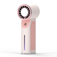 Ventilateur de bureau pliable mini portable rechargeable USB Type-C pour l'Amérique latine, les stands et les dortoirs