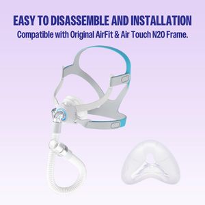Cojín Nasal de Repuesto para CPAP <span class=keywords><strong>Airfit</strong></span> <span class=keywords><strong>N20</strong></span>, Inserto de Silicona para <span class=keywords><strong>Mascarilla</strong></span>, Resistente a Fugas, Accesorios para CPAP, Fabricante OEM ODM - Product Image 5
