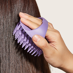 Brosse à cheveux massante pour le cuir chevelu Wanmei, multicolores, en plastique, pour le bain et la relaxation - Product Image 3