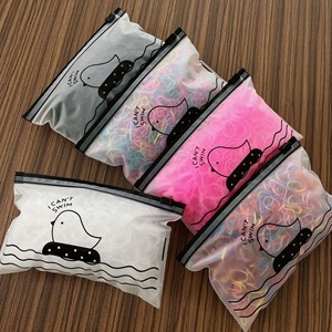 Fascette per capelli nere piccole monouso da 1000 pezzi/sacchetto, in gomma con elastico resistente, stile dolce da festa per bambine - Vendita calda - Product Image 1
