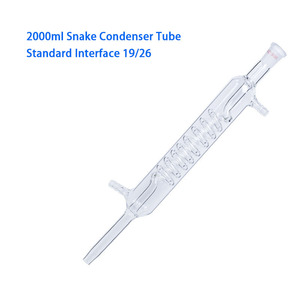 Condenseur en spirale en verre <span class=keywords><strong>de</strong></span> laboratoire SCIEDU AACH067, grande capacité <span class=keywords><strong>de</strong></span> refroidissement, interface standard 14/23 19/26, OEM - Product Image 3