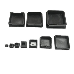 Xin Accessories Square Tube Plug <b>Chair</b> Leg Protectors For Office <b>Desks</b> And <b>Chairs</b> 8 Sizes <b>Black</b> Protective Furniture Pads - Product Image 5