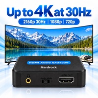 Extracteur audio HDMI Hardrock OZV8C 4K 30Hz avec sortie optique TOSLINK et sortie stéréo 3,5 mm