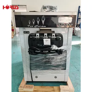 Stainless Steel Table 18L 1800W Soft Commercial Ice Cream Machine