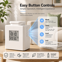 Vente en gros usine 2026 Nouveauté Réveil intelligent multifonction avec diffuseur d'arômes OEM ODM Logo personnalisé pour la maison et les cadeaux