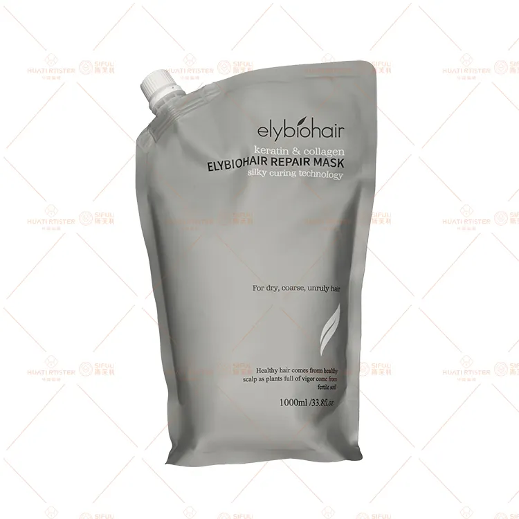 Huati Sifuli elybiohair Etiqueta Privada nutritiva suero para el cabello aceite queratina champú y acondicionador conjunto máscara de reparación suave