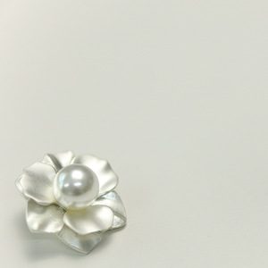 Fabricante nuevo perla flor Metal piel abrigo moda hebilla decorativa venta al por mayor botones especiales - Product Image 6