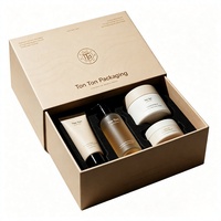 Boîte cadeau en carton rigide biodégradable écologique personnalisée avec finition mate et gaufrage, design en emballage plat