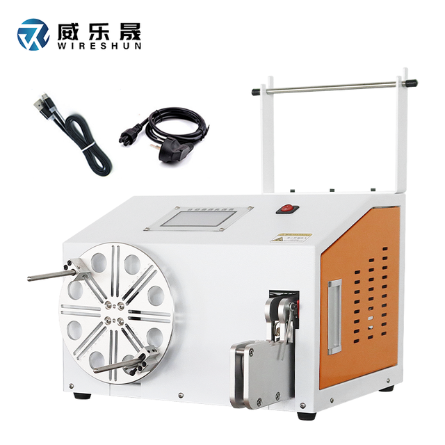 WS-C35 Wire Bundling Wire Winding Machine, USB Data Cable Winding Machine, Automatic Wire Tying & Strapping Machine