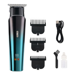 Tondeuse à cheveux professionnelle rechargeable, tondeuse à cheveux sans fil pour la maison, tondeuse à cheveux électrique pour hommes avec écran - Product Image 1
