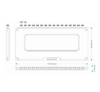 Módulo Lector RFID UHF F-M16 de 16 Puertos, Alta Velocidad, Largo Alcance, 600 Etiquetas/Segundo, SDK, IP67, Seguimiento de Activos de Almacén