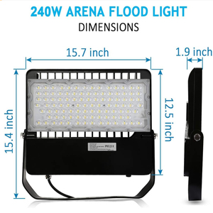 Luz de inundación LED con sensor de fotocélula <span class=keywords><strong>del</strong></span> anochecer al amanecer Lámpara de mástil alto para estadio Accesorio de iluminación de mástil alto de grado comercial - Product Image 6