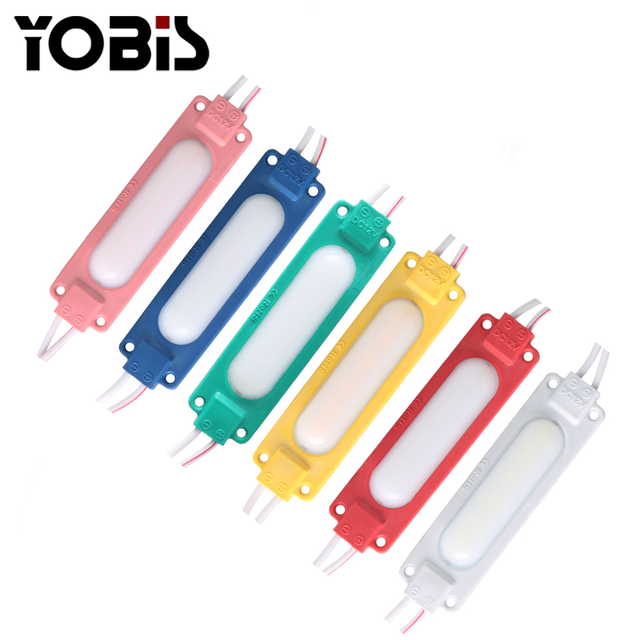 Colorful 5630-6 LED Module with Opal Lens 12V Plastic COB Advertising Light
