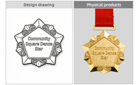 Créateur de badges personnalisés en alliage de zinc métallique, logo en relief 3D plaqué or, badge personnalisé selon votre propre design, promotion antique/moderne