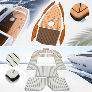 Revêtement de pont de bateau composite en <span class=keywords><strong>mousse</strong></span> EVA de qualité marine supérieure, antidérapant, imitation teck synthétique - Product Image 6