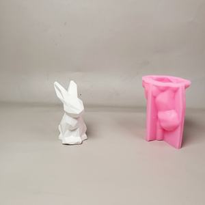 แม่พิมพ์หล่อเรซินแฮนด์เมดสไตล์ INS สำหรับตกแต่งแบบทำมือสำหรับเครื่องประดับกระต่ายทำจากซิลิโคน W0643เค้กเดสก์ท็อป - Product Image 5