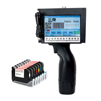 Impresora de Inyección de Tinta Portátil de Mano Best Buy de 12,7 mm, Impresora Industrial de Inyección de Tinta, Impresora de Fecha de Caducidad de Inyección de Tinta de Mano, Impresora