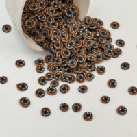 1kg/Sac Vente Chaude Tranches de Pâte Polymère Donut Haute Définition pour DIY, Colle Crème, Nail Art, Artisanat, Vente en Gros