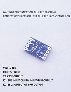 Festflügler/Black Sheep ELRS/CRSF/SBUS/PPM Protokoll-Gegenseitige Umwandlung zu UART Serieller Anschluss Faser-Protokoll-Konverter Eingang 5-18V - Product Image 2
