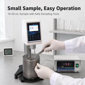 Factory Direct Hot Melt Adhesive Viscometer High Temperature Brookfield Digital Viscosity Tester 0.1-200 Rpm 4 Rotors Asphalt - Product Image 4