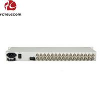 Multiplexeur de fibre PDH 16e1, 19 pouces, point à point SDH, convertisseur de fibre