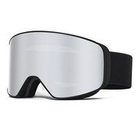 Masque de ski avec protection UV400, lunettes de snowboard, verres polarisés miroir, lunettes de sécurité pour le ski, OEM, magnétiques, lunettes de sport pour la neige, personnalisables