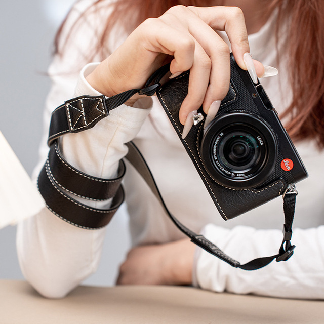 Wholesale High-quality Exquisite Leica DLux8/D-LUX8 Camera Protective Leather Case Adjustable Strap Professional Fashionable OEM