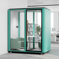 Cabines insonorisées portables modernes, utilisation commerciale et domestique, studios de diffusion en direct en intérieur, pods silencieux, cabines téléphoniques, pratique du chant