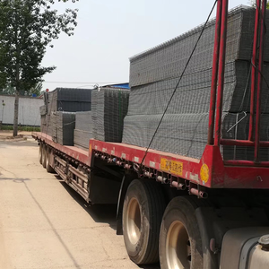 סל גביון מרשת פלדה מגולוונת, רשת ריתוך ארוגה מרובעת, התקנה קלה, לשימוש בגינה - Product Image 6