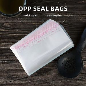Cina fabbrica chiara autosigillante sacchetti per biscotti in Cellophane richiudibili OPP Bag per il confezionamento di gioielli perline abbigliamento <span class=keywords><strong>caramelle</strong></span> e regali - Product Image 2