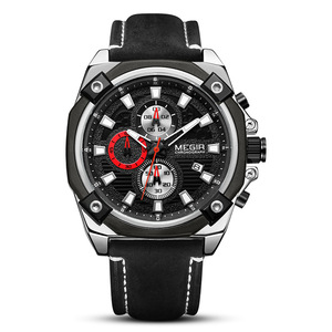Reloj de Cuarzo Deportivo Multifuncional con Cronógrafo y Calendario para Hombre - Product Image 4