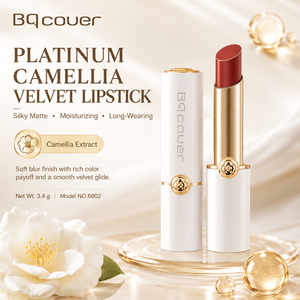 Bqcover Platinum Camellia Velvet Lipstick Moisturizing Long Lasting Non-Greasy High Pigment Lipstick 6802 - Product Image 1