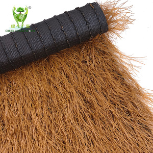 <span class=keywords><strong>Gazon</strong></span> <span class=keywords><strong>synthétique</strong></span> personnalisé d'apparence naturelle et ignifuge pour l'extérieur, herbe artificielle de poids élevé, chaume, chaume simulée - Product Image 2