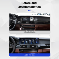 ZWNAV 2560*720p 14.9 " Auto Apple Carplay para BMW Serie 5 F10 2011-2017 LINUX Os Reproductor Multimedia para Auto Estéreo GPS Navegación