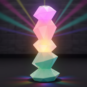 Lampe de table populaire sur Internet pour chambre et bureau, avec commande vocale USB, contrôle par baguette magique, lumière rotative et à intensité variable - Product Image 1