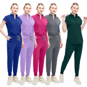 ชุดยูนิฟอร์มพยาบาลเนื้อนุ่มแห้งเร็ว2025ชุดสครับสำหรับทันตกรรมคลินิกการแพทย์บทความการพยาบาลเพื่อสุขภาพแพทย์ - Product Image 2