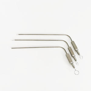 Yeniden kullanılabilir paslanmaz çelik ENT kulak emme tüpü tıbbi cerrahi cihaz manuel güç kaynağı CE sertifikalı yüksek sıcaklık - Product Image 3