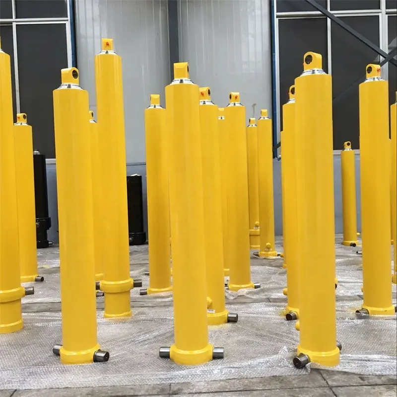 hydraulic jack single-acting Telescopic Hydraulic Cylinder for dump trucks, tippers ,trailers, waste management mining hook lift heavy vehicles