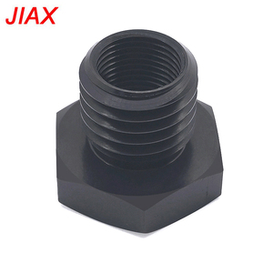 อะแดปเตอร์หัวจับแกนหมุนเครื่องกลึงเหล็ก CNC ขนาด 1 นิ้ว‑8TPI ถึง 3/4×16 สีดำ ป้องกันสนิม หัวต่อเกลียวสำหรับกลึงไม้ - Product Image 1