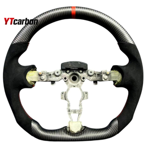 Volant de course personnalisé en fibre de carbone véritable YTcarbon pour <span class=keywords><strong>370Z</strong></span> Z34, accessoires intérieurs de voiture, pièces automobiles - Product Image 4