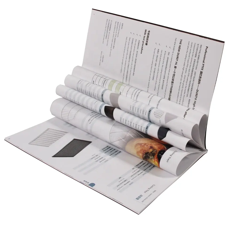 Folheto De Capa Macia Personalizado Impressão De Folheto Pequeno Folheto Impressão Digital Cartão De Visita Impressão Colorida Fábrica