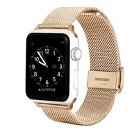 Für Apple Watch 7 41mm Edelstahl Smart Uhren armbänder Für iwatch 7 6 Designer Metall für Apple Watch Milan ese Loop Mesh Band