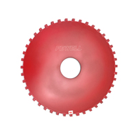 Disque de fraisage diamanté fritté à segments droits de 12 pouces et 10 mm d'épaisseur pour le profilage du granit, du marbre, des pierres tombales et des bords de comptoirs