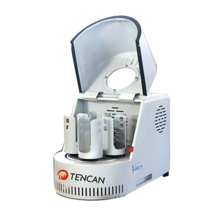 China Tencan XQM-0.4A Beste Prijs Lab Verticale Semi-Cirkel Type Mini Planetaire Kogelmolen, Kruid Planetaire Kogelmolen