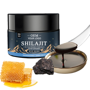 Ekstrak Tanaman Shilajit Himalaya Murni 50% Asam Fulvat 30g/50g/botol Resin Shilajit Suplemen Herbal Murni - Product Image 1